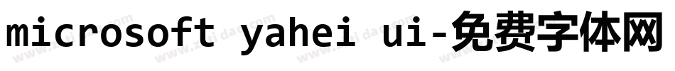 microsoft yahei ui字体转换